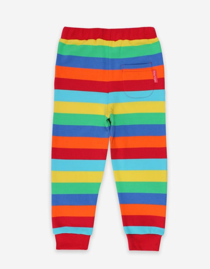 Pantalon jogging en coton biologique multicolore