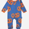 Pyjama une pièce en coton biologique motifs « bretzel »