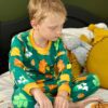 Pyjama deux pièces en coton biologique « hérissons » – Image 3