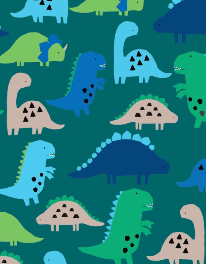 Pyjama deux pièces en coton biologique « dinosaures »