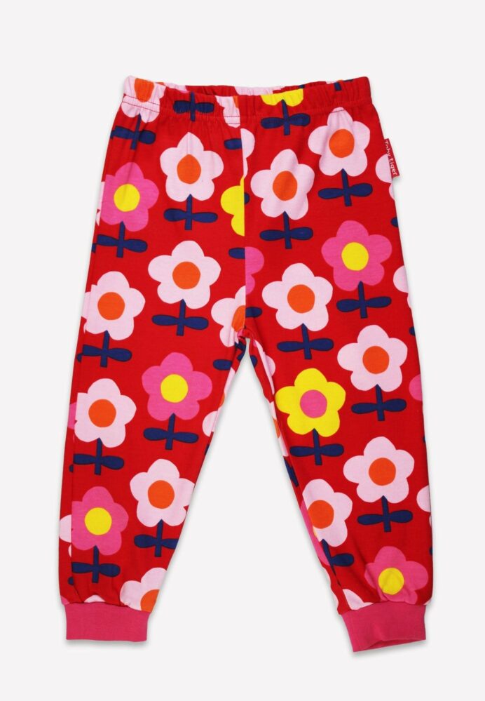 Pyjama deux pièces en coton biologique « fleurs » – Image 4