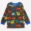 Pyjama deux pièces en coton biologique « véhicules » – Image 2