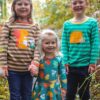 Robe patineuse manches longues en coton biologique motifs « hérissons » – Image 4
