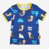 Pyjama deux pièces manches courtes en coton bio motifs « oiseaux macareux » – Image 2