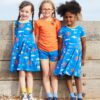 Robe sans manches en coton bio motifs « poulpes » – Image 2