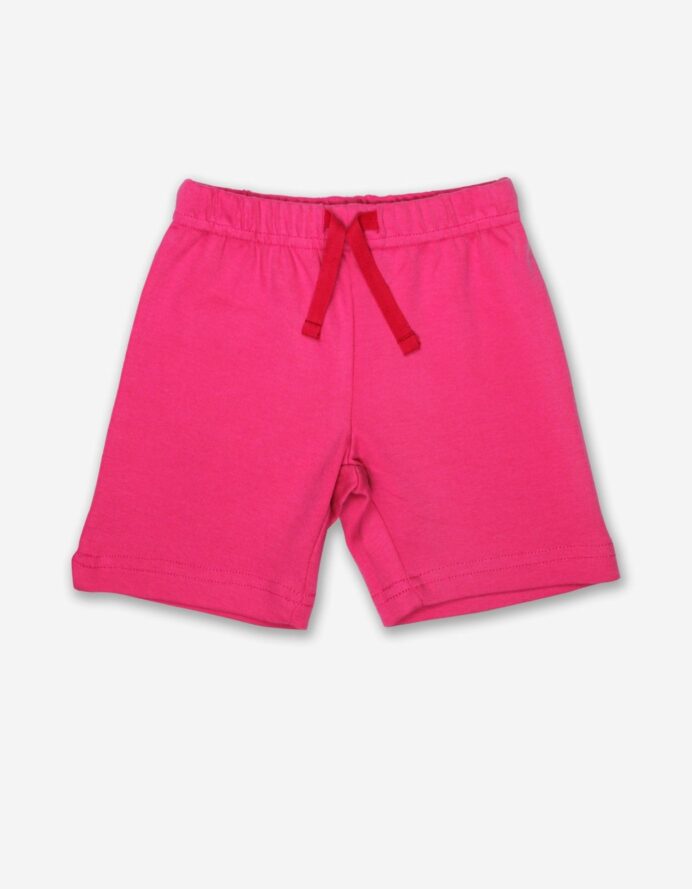 Short long en coton bio rose