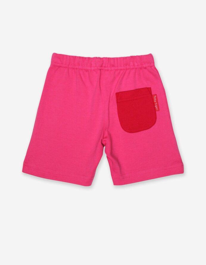 Short long en coton bio rose – Image 2
