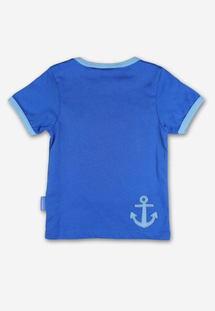 T-shirt manches courtes en coton bio motifs « bateaux » – Image 2