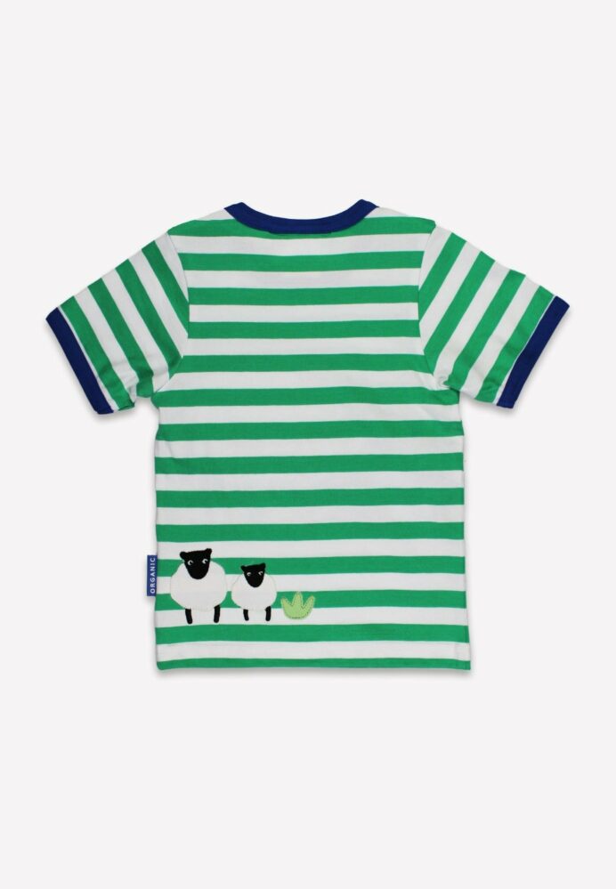 T-shirt manches courtes en coton bio motifs « mouton » – Image 2