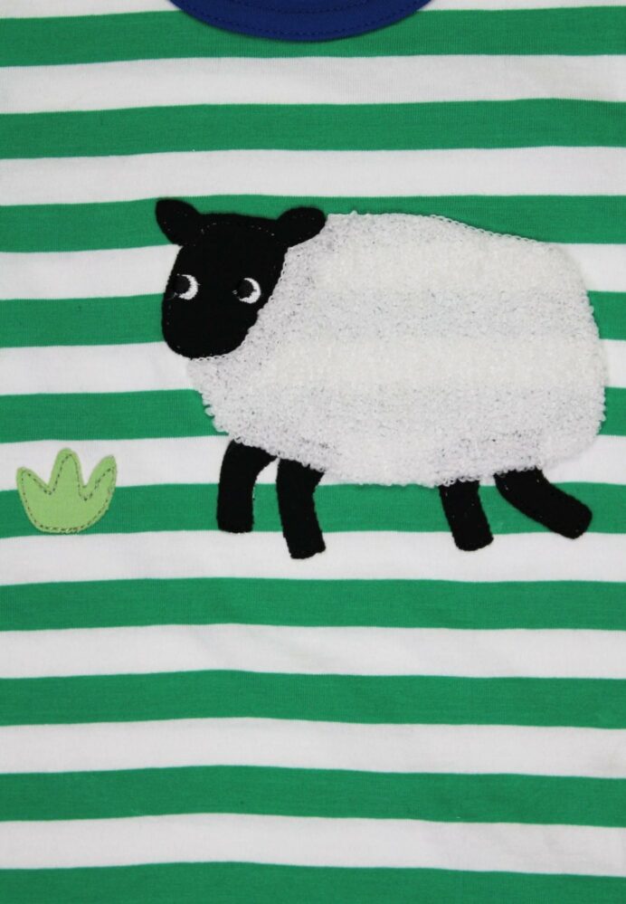T-shirt manches courtes en coton bio motifs « mouton » – Image 3